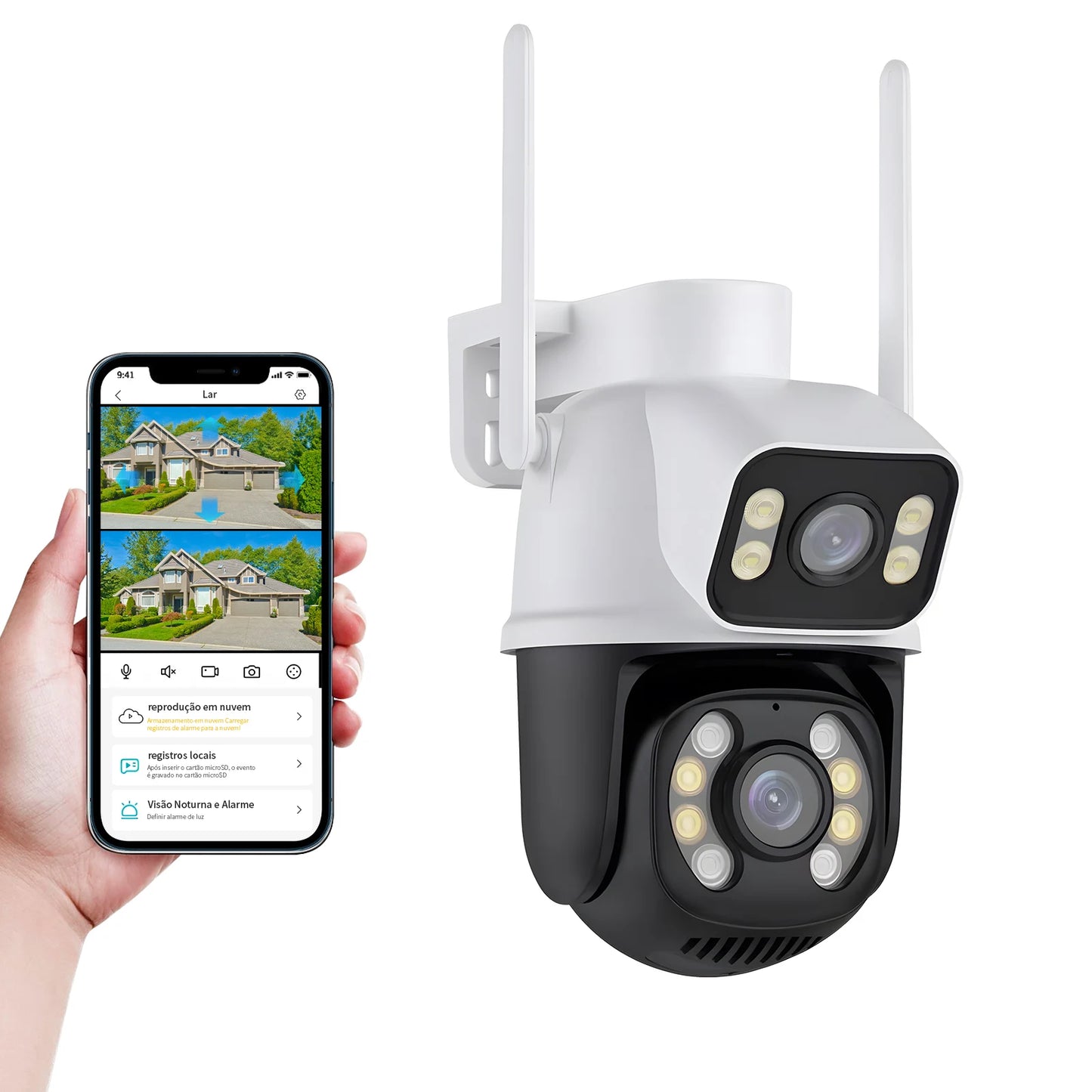 Câmera de Segurança IP Wi-Fi 3MP HD