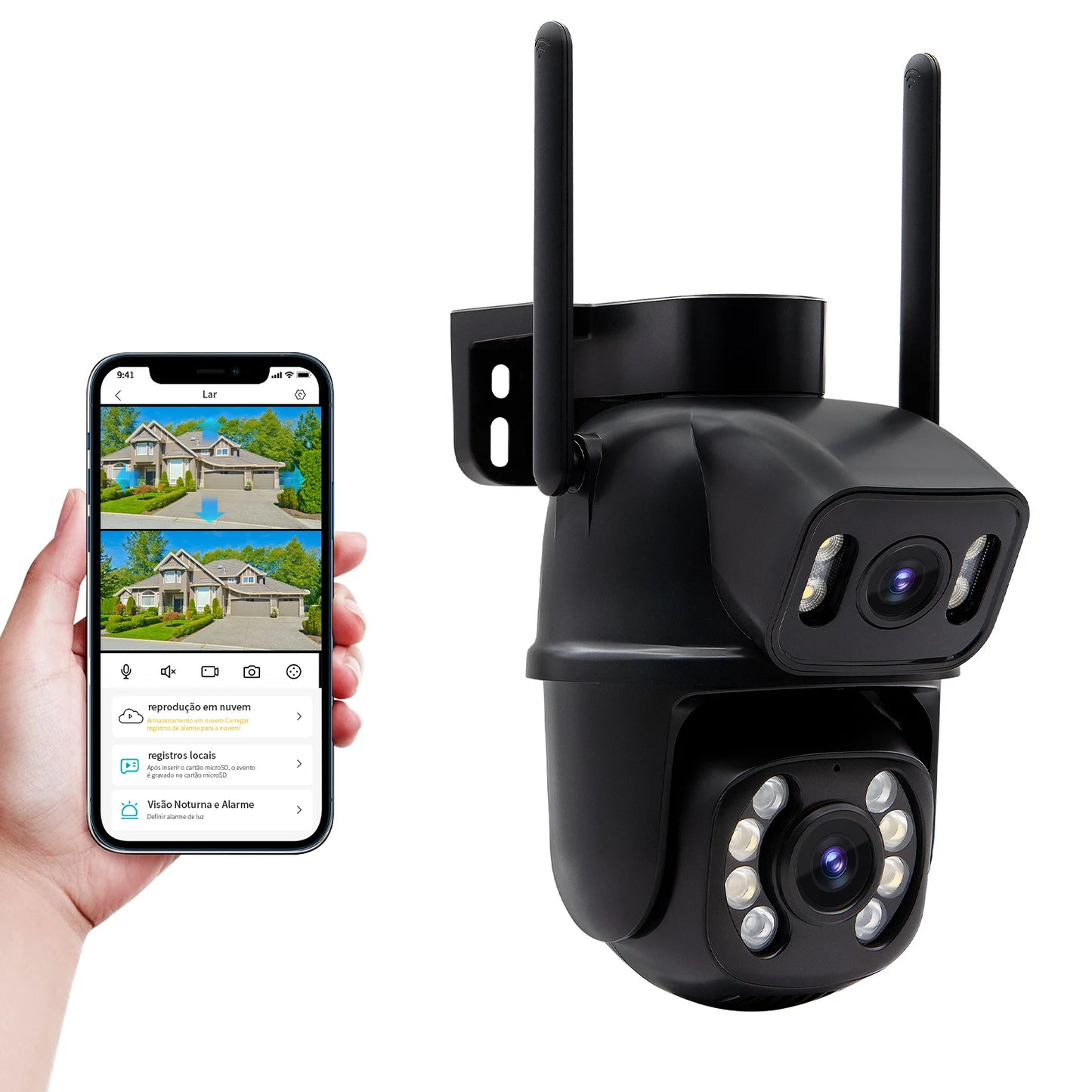 Câmera de Segurança IP Wi-Fi 3MP HD