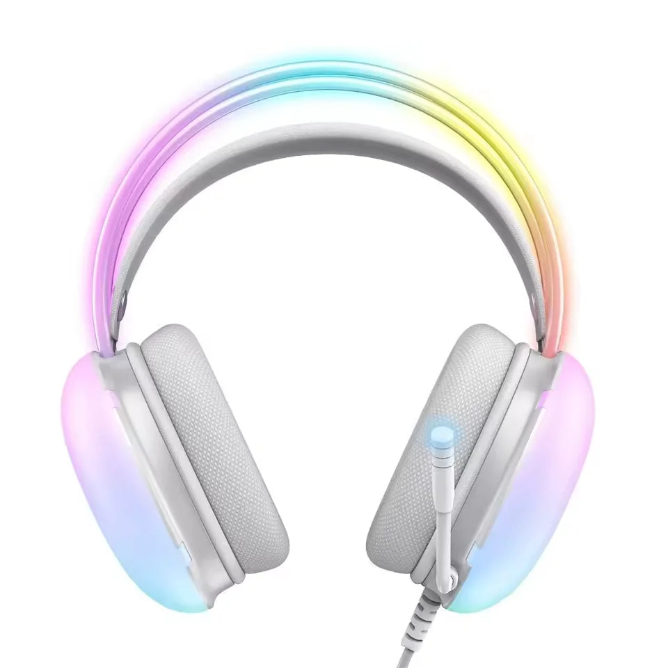 HEADSET GAMER KNUP HATHOR FN635 BRANCO